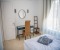 Schlafzimmer 2 mit integriertem Arbeitsplatz zum Arbeiten und Spiegel