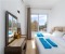 Schlafzimmer 1 mit gro&szlig;em Doppelbett
