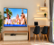 75 Zoll TV und Arbeitsplatz