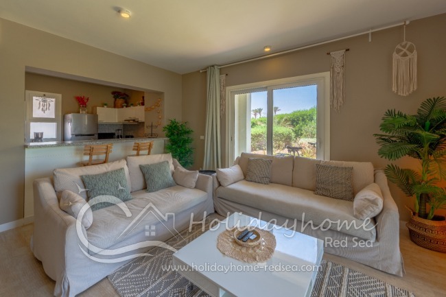 Wohnzimmer mit L Shape Sofa