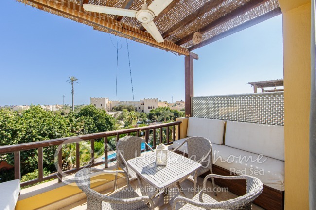 Balkon mit wundervollem Ausblick