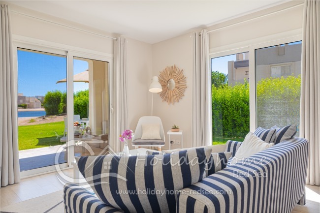 Besonders schöner Sitzbereich mit tollem Ausblick