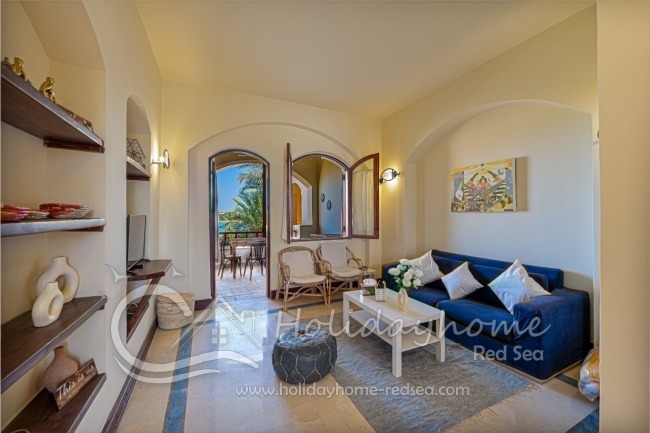 Orientalisch eingerichtetes Wohnzimmer 