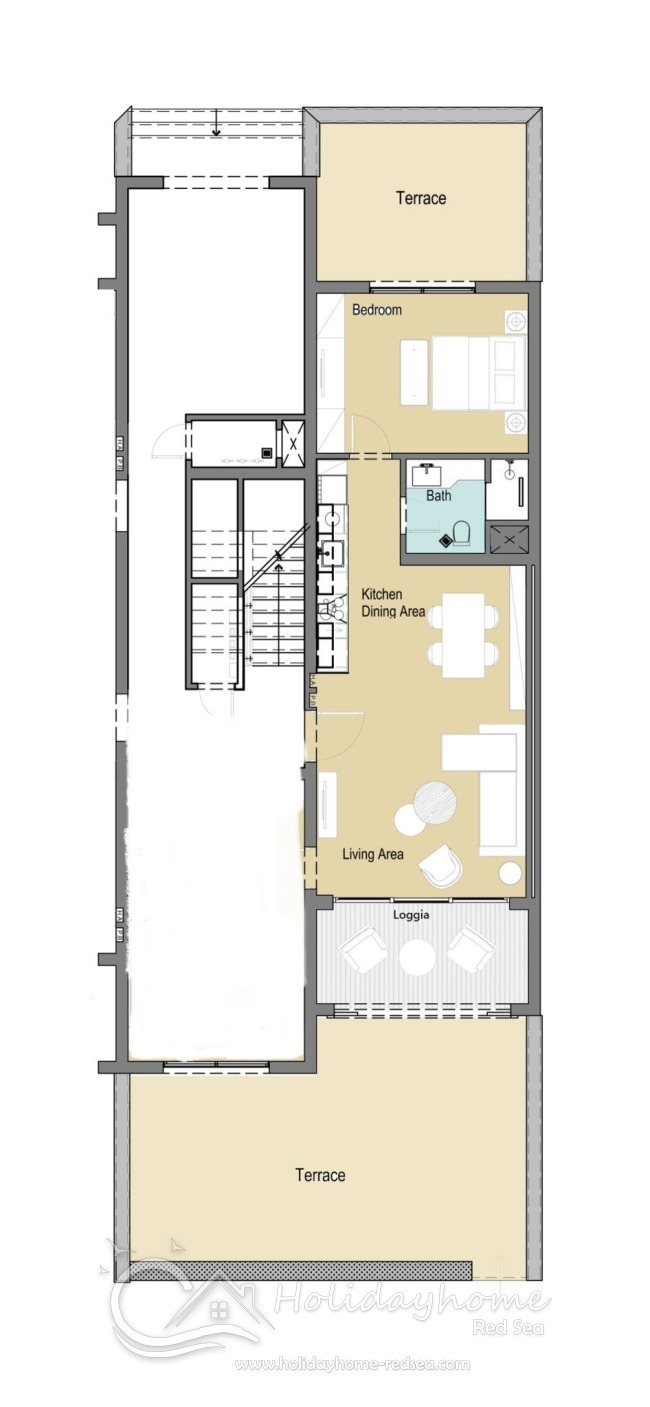 Layout vom Apartment 