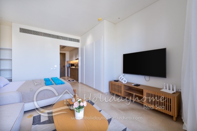 Gro&szlig;er Smart TV und WiFi